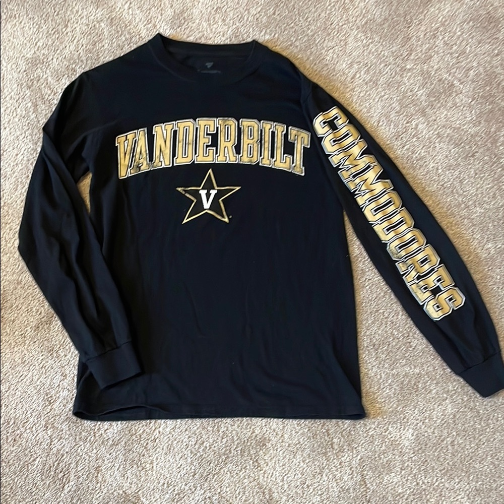 Vanderbilt Commodores Black Long Sleeve Shirt